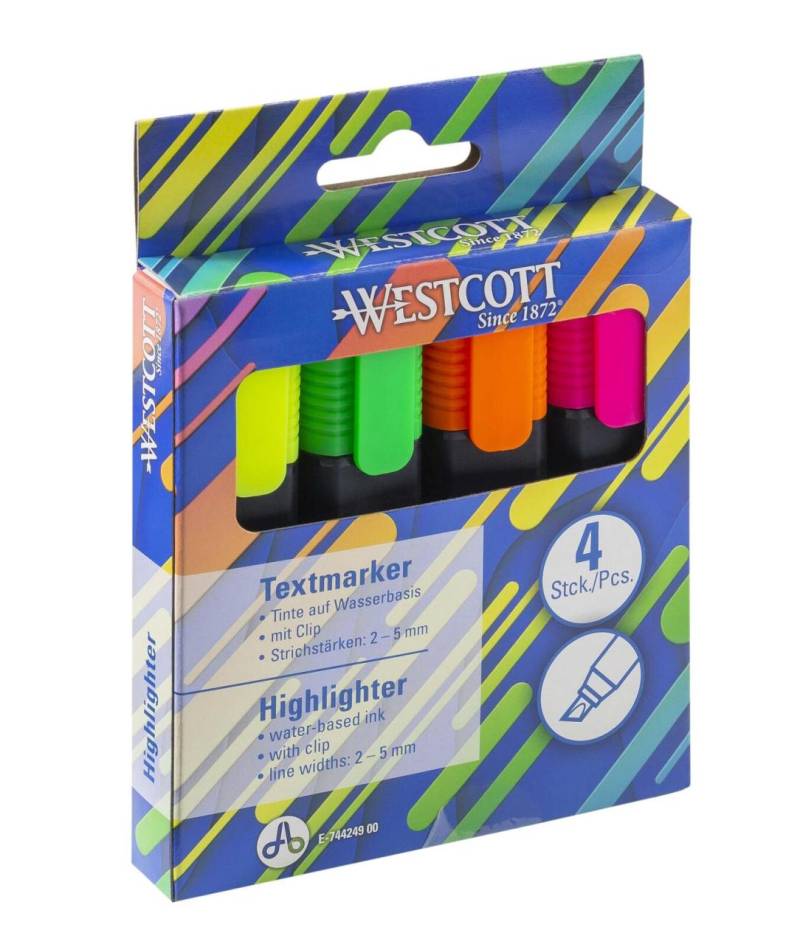 WESTCOTT Textmarker Mehrfarbig von WESTCOTT