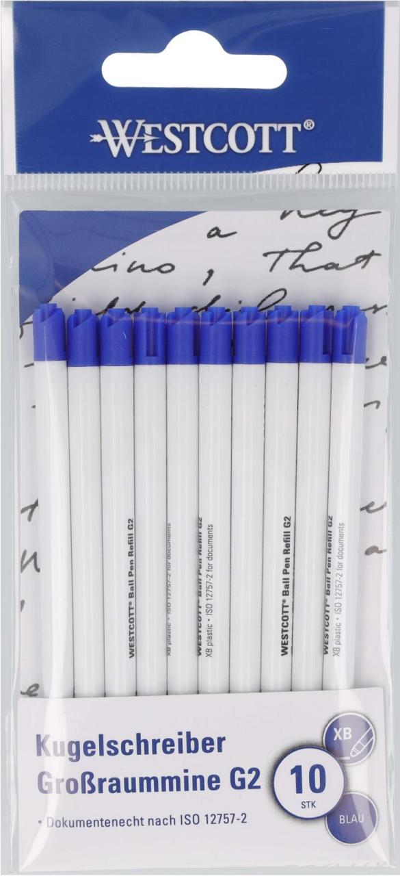 WESTCOTT Kugelschreiberminen 10 St. 1.4 mm Blau WESTCOTT Kugelschreiberminen 10 St. 1.4 mm Blau von WESTCOTT
