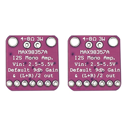 WETPET 2X Max98357 I2S 3 Watt D VerstäRker AUSBrechen Schnittstelle Dac Decoder Modul Filterlos Audio Board für Esp32 von WETPET