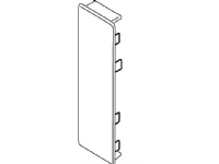 HAGER Endstück M5513 PHFür FB 60130Höhe 60 mm, Breite 130 mmPerle weiß ral 9016 Kunststoff von WEXØE