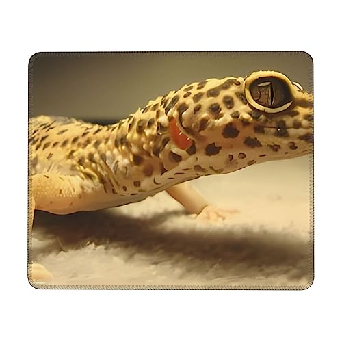 WEYEZE Mousepad Anti-Rutsch-Gummibasis mit Nahtkante Sand Leopard Gecko Laptop Büro Spiel Arbeit Mauspad WEYEZE Mousepad Anti-Rutsch-Gummibasis mit Nahtkante Sand Leopard Gecko Laptop Büro Spiel Arbeit Mauspad von WEYEZE
