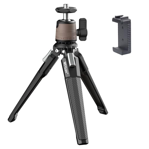 Mini Tischstativ,Stativ Ständer mit flexiblem Kugelkopf,Unterstützt Vertikale Aufnahme und Handgriff, Tragbar Reise Stati,Kompatibel mit Webcam/Phone, für Selfies, Videoaufnahmen Mini Tischstativ,Stativ Ständer mit flexiblem Kugelkopf,Unterstützt Vertikale Aufnahme und Handgriff, Tragbar Reise Stati,Kompatibel mit Webcam/Phone, für Selfies, Videoaufnahmen von WEYLLAN