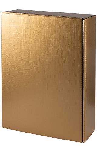 5 Stück/Set. Wein Flaschen Geschenkkarton 3er, Gold Seidenglanz mit Struktur 5 Stück/Set. Wein Flaschen Geschenkkarton 3er, Gold Seidenglanz mit Struktur von WEiNDOTCOM