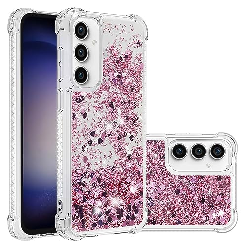 Galaxy S23 FE Silikon Schutzhülle Glitzer, Rose Handyhülle Glitzer Flüssig Bewegende Treibsand Schutztasche TPU Schutzcase Stoßfest Vergilbungsbeständig Handycover Kompatibel mit Samsung Galaxy S23 FE Galaxy S23 FE Silikon Schutzhülle Glitzer, Rose Handyhülle Glitzer Flüssig Bewegende Treibsand Schutztasche TPU Schutzcase Stoßfest Vergilbungsbeständig Handycover Kompatibel mit Samsung Galaxy S23 FE von WFCKPQF
