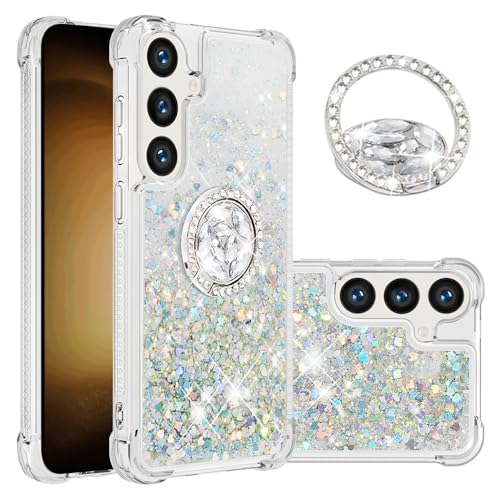Galaxy S25 Plus Glitzer Hülle Kratzfest, Silikon TPU Handyhülle Vergilbungsbeständig Fallschutz Tasche mit Ständer Holder Glitzer Flüssigkeit Handy Tasche Bumper Kompatibel mit Samsung Galaxy S25 Plus Galaxy S25 Plus Glitzer Hülle Kratzfest, Silikon TPU Handyhülle Vergilbungsbeständig Fallschutz Tasche mit Ständer Holder Glitzer Flüssigkeit Handy Tasche Bumper Kompatibel mit Samsung Galaxy S25 Plus von WFCKPQF
