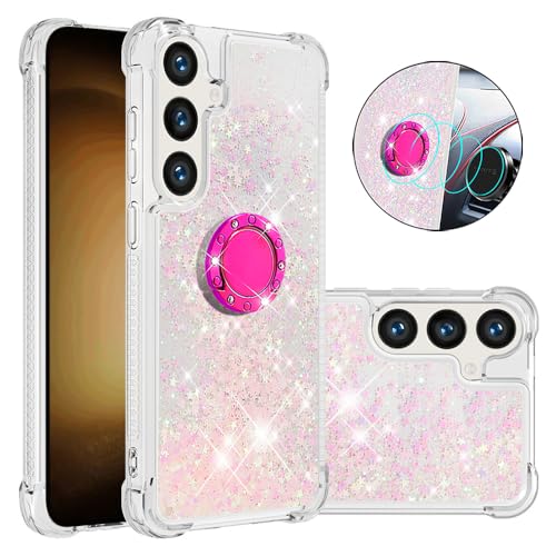 Galaxy S25 Plus Glitzer Silikon Hülle, Glitzer Flüssig Schutzhülle mit Ring Ständer Weich Silikon Handytasche Hard Bumper Handycase Fallschutz Cover Stoßfest Kompatibel mit Samsung Galaxy S25 Plus Galaxy S25 Plus Glitzer Silikon Hülle, Glitzer Flüssig Schutzhülle mit Ring Ständer Weich Silikon Handytasche Hard Bumper Handycase Fallschutz Cover Stoßfest Kompatibel mit Samsung Galaxy S25 Plus von WFCKPQF