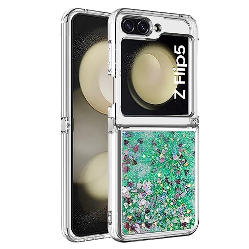 Galaxy Z Flip5 5G Silikon Flüssig Handyhülle, Flüssig Glitzer Treibsand Taschen Fallschutz TPU Schutz Hülle Bumper Handytasche Vergilbungsbeständig Handycover Kompatibel mit Samsung Galaxy Z Flip5 5G Galaxy Z Flip5 5G Silikon Flüssig Handyhülle, Flüssig Glitzer Treibsand Taschen Fallschutz TPU Schutz Hülle Bumper Handytasche Vergilbungsbeständig Handycover Kompatibel mit Samsung Galaxy Z Flip5 5G von WFCKPQF