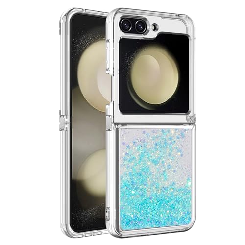 Galaxy Z Flip6 Glitzer Flüssig Hülle Mädchen, Transparent TPU Schutz Tasche Fallschutz Handyhülle Bling Quicksand Bumpercase Ultradünne Silikon Schutzhülle Kompatibel mit Samsung Galaxy Z Flip6 Galaxy Z Flip6 Glitzer Flüssig Hülle Mädchen, Transparent TPU Schutz Tasche Fallschutz Handyhülle Bling Quicksand Bumpercase Ultradünne Silikon Schutzhülle Kompatibel mit Samsung Galaxy Z Flip6 von WFCKPQF