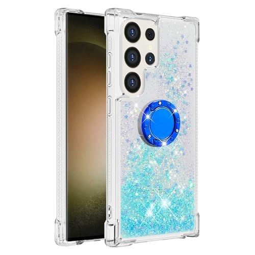 Glitzer Flüssig Hülle Silikon für Galaxy S25 Ultra, Transparent Schutz Tasche Fallschutz Handyhülle mit Ständer Bling Quicksand Bumpercase Silikon Schutzhülle Kompatibel mit Samsung Galaxy S25 Ultra Glitzer Flüssig Hülle Silikon für Galaxy S25 Ultra, Transparent Schutz Tasche Fallschutz Handyhülle mit Ständer Bling Quicksand Bumpercase Silikon Schutzhülle Kompatibel mit Samsung Galaxy S25 Ultra von WFCKPQF