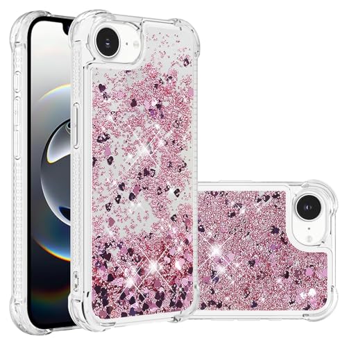 Glitzer Hüllen kompatibel mit iPhone 16E Schutzhülle, Weich Silikon Handyhülle Glitzer Flüssig Bumpercase Ultra Slim Vergilbungsbeständig Hülle Kratzfest kompatibel mit Appel Phone 16E/SE 2025 Glitzer Hüllen kompatibel mit iPhone 16E Schutzhülle, Weich Silikon Handyhülle Glitzer Flüssig Bumpercase Ultra Slim Vergilbungsbeständig Hülle Kratzfest kompatibel mit Appel Phone 16E/SE 2025 von WFCKPQF