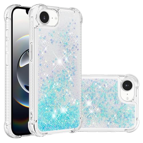 Glitzer Schutz Hülle kompatibel mit iPhone SE 2025, Damen Silikon Handyhülle Stoßfest Schutztasche Blingmeister Flüssigkeit Handycover Transparent Hardcase kompatibel mit Appel Phone 16E/SE 2025 Glitzer Schutz Hülle kompatibel mit iPhone SE 2025, Damen Silikon Handyhülle Stoßfest Schutztasche Blingmeister Flüssigkeit Handycover Transparent Hardcase kompatibel mit Appel Phone 16E/SE 2025 von WFCKPQF