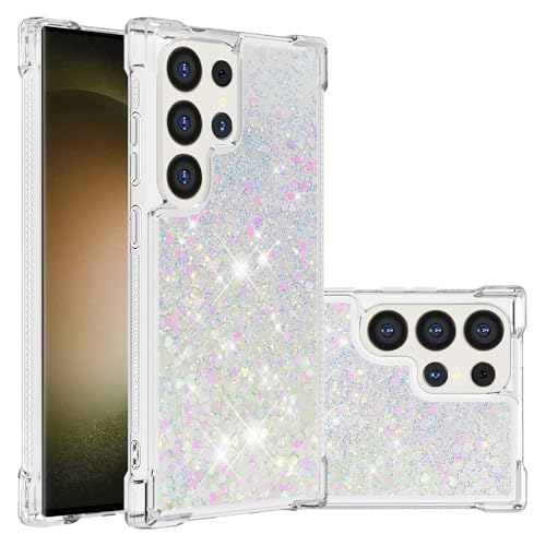 Glitzer Schutzhülle Galaxy S25 Ultra, Glitter klar Silikon Handyhülle Flüssig Bewegende Treibsand Schutztasche Stoßdämpfende Hüllen Schlanke Handytasche Bumper Kompatibel mit Samsung Galaxy S25 Ultra Glitzer Schutzhülle Galaxy S25 Ultra, Glitter klar Silikon Handyhülle Flüssig Bewegende Treibsand Schutztasche Stoßdämpfende Hüllen Schlanke Handytasche Bumper Kompatibel mit Samsung Galaxy S25 Ultra von WFCKPQF