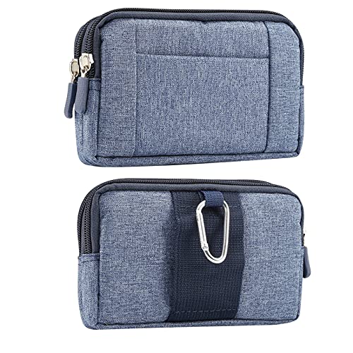 Handy Gürteltasche mit Clip Herren, Multifunktional Portemonnaie Hüfttasche Klein, Handytasche Camping Wandern Taille Outdoor Gürtel Tasche mit Kartenfach Gürtelschlaufe für Alle Handys unter 6.3 Zoll von WFCKPQF