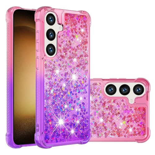 Handyhülle Silikon kompatibel mit Samsung Galaxy S25, Glitzer Flüssigkeit Hülle Silikon Fallschutz Schutzhülle Ultra Slim Durchsichtige Handytasche Kratzfest Cover kompatibel mit Samsung Galaxy S25 Handyhülle Silikon kompatibel mit Samsung Galaxy S25, Glitzer Flüssigkeit Hülle Silikon Fallschutz Schutzhülle Ultra Slim Durchsichtige Handytasche Kratzfest Cover kompatibel mit Samsung Galaxy S25 von WFCKPQF