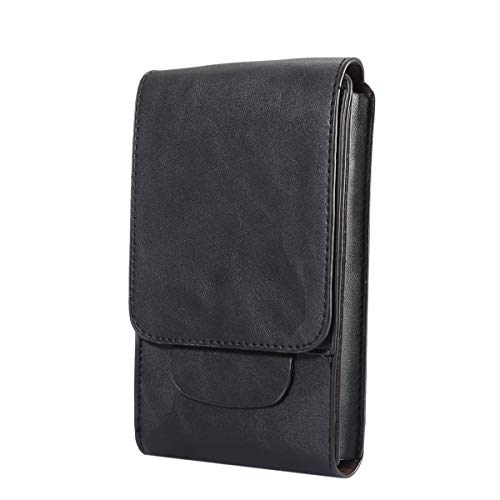 Klein Handy Gürteltasche Herren Leder, Ledertasche Handy Gürtel Holster, 6.9" Vertikal Bauchtasche Hüfttasche Handytasche Brieftasche Geldbörse Sport Handy Schutzhülle Beutel Bügel Tasche Flip Cover Klein Handy Gürteltasche Herren Leder, Ledertasche Handy Gürtel Holster, 6.9" Vertikal Bauchtasche Hüfttasche Handytasche Brieftasche Geldbörse Sport Handy Schutzhülle Beutel Bügel Tasche Flip Cover von WFCKPQF