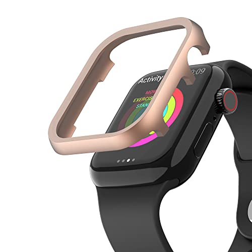 Metall Hülle Kompatibel mit Apple Watch Serie 8 Roségold, Bling Gehäuse Aluminium Protective Cover Gegen Kratze Schutzhülle Stoßfeste Schutz Hülle Bumper Kompatibel mit iwatch 41mm Series 7/8/9 Metall Hülle Kompatibel mit Apple Watch Serie 8 Roségold, Bling Gehäuse Aluminium Protective Cover Gegen Kratze Schutzhülle Stoßfeste Schutz Hülle Bumper Kompatibel mit iwatch 41mm Series 7/8/9 von WFCKPQF
