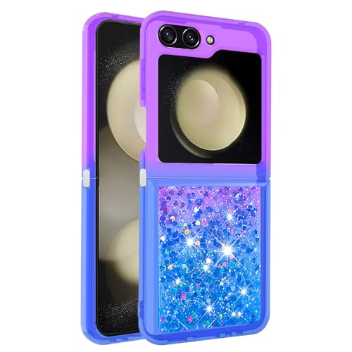 Schutzhülle Flüssig für Galaxy Z Flip6, Silikon TPU Handytasche Stoßfest Glitzer Flüssig Bewegende Treibsand Handyhülle Stoßfest Hülle Kratzfest Handycover kompatibel mit Samsung Galaxy Z Flip6 Schutzhülle Flüssig für Galaxy Z Flip6, Silikon TPU Handytasche Stoßfest Glitzer Flüssig Bewegende Treibsand Handyhülle Stoßfest Hülle Kratzfest Handycover kompatibel mit Samsung Galaxy Z Flip6 von WFCKPQF