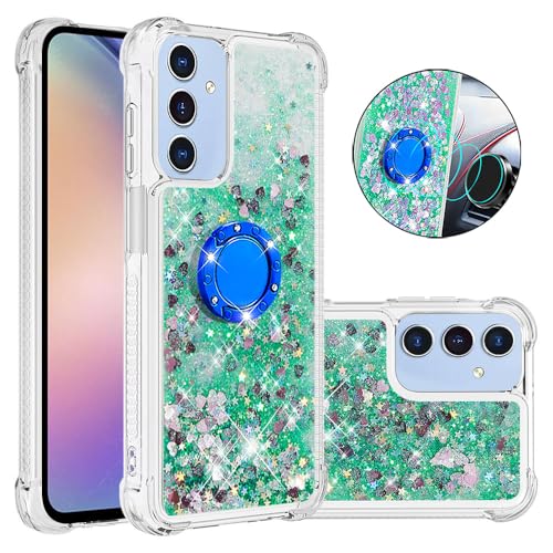 Silikon Flüssig Handyhülle für Galaxy A16, Glitzer Flüssig Bewegende Taschen Fallschutz Silikon Hülle mit Ständer Holder Bumper Handytasche Vergilbungsbeständig Kompatibel mit Samsung Galaxy A16 Silikon Flüssig Handyhülle für Galaxy A16, Glitzer Flüssig Bewegende Taschen Fallschutz Silikon Hülle mit Ständer Holder Bumper Handytasche Vergilbungsbeständig Kompatibel mit Samsung Galaxy A16 von WFCKPQF