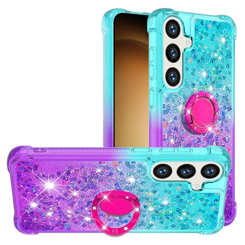 Silikon Handyhülle für Galaxy S24 FE mit Ständer Holder, Durchsichtig Flüssig Schutzhülle Fallschutz Hülle Soft TPU Glitzer Flüssig Treibsand Handycase Bumper kompatibel mit Samsung Galaxy S24 FE Silikon Handyhülle für Galaxy S24 FE mit Ständer Holder, Durchsichtig Flüssig Schutzhülle Fallschutz Hülle Soft TPU Glitzer Flüssig Treibsand Handycase Bumper kompatibel mit Samsung Galaxy S24 FE von WFCKPQF