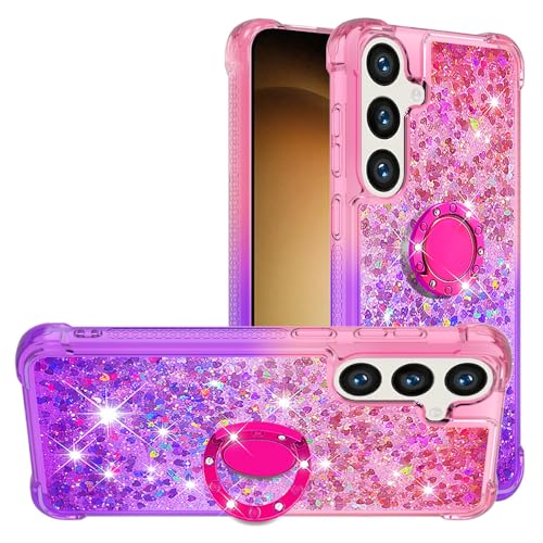 Silikon Handyhülle für Galaxy S25 mit Ständer, Glitzer Flüssig Schutzhülle Durchsichtige Bumper Tasche Vergilbungsbeständig Schutzcase Gegen Kratze kompatibel mit Samsung Galaxy S25 Silikon Handyhülle für Galaxy S25 mit Ständer, Glitzer Flüssig Schutzhülle Durchsichtige Bumper Tasche Vergilbungsbeständig Schutzcase Gegen Kratze kompatibel mit Samsung Galaxy S25 von WFCKPQF