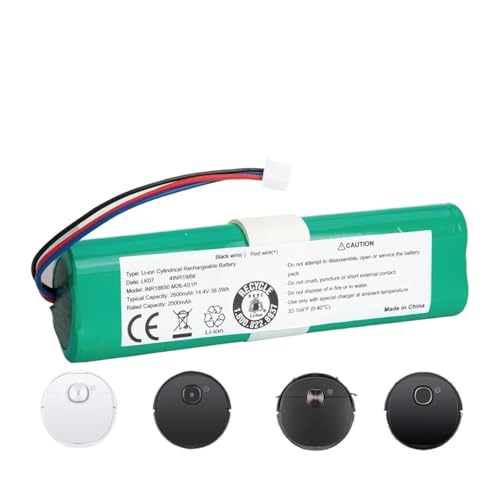 14,4 V, Kompatibel Mit Deebot, Ozmo 930/920/900/905 937 Series Roboterstaubsauger, Passend For Kehrroboter-Akku Mit Teilenummer S09-LI-148-3200(3000mAh) von WFEMUFVD