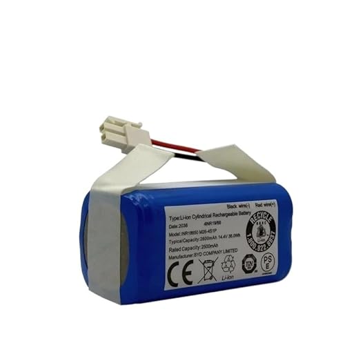 14,4 V 2600 MAh Wiederaufladbare Lithiumbatterie, Kompatibel Mit ILIFE, A4s A6 V7s Plus A9s W400 Roboterstaubsauger INR18650 M26-4S1P Batterien(3500mah) von WFEMUFVD