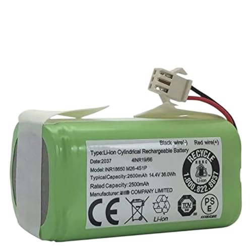 14,8 V 3500 MAh Li-Ionen-Akku, Kompatibel Mit Conga, Excellence 950 990 1090 1790 1990, Kompatibel Mit Deebot, N79S N79 DN622 Eufy Robovac(3500mAh) von WFEMUFVD