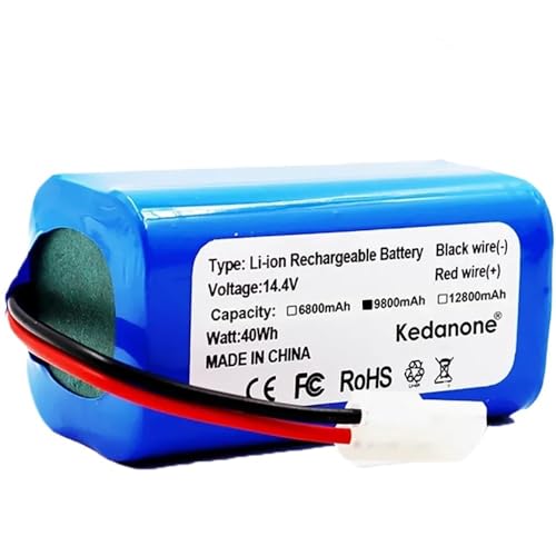 Kompatibel Mit Xiaomi, Ersatzakku H18650CH-4S1P, Kompatibel Mit XIOMI MIJIA, Saugroboter Essential G1 SKV4136GL MJSTG1(9800mAh) von WFEMUFVD