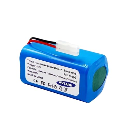 Roboter-Staubsauger-Wischbatterie, 14,8 V, 18650, Lithium-Ionen-Akku, Kompatibel Mit Xiaomi G1, Kompatibel Mit Essential, MJSTG1, Ersatzbatterien(3500mAh) von WFEMUFVD