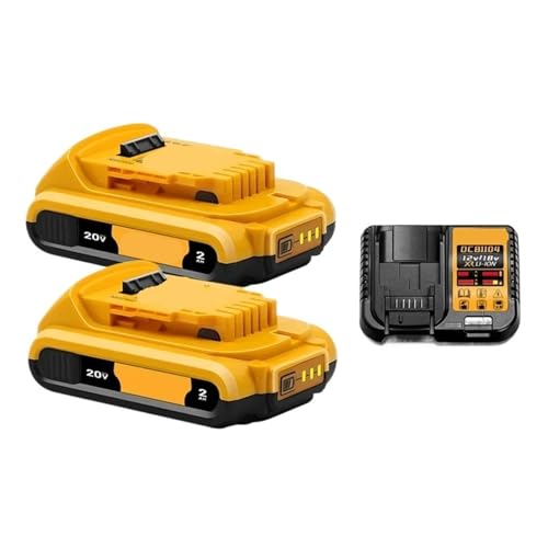 20 V/60 V 6,0 Ah Li-Ionen-Akku mit BDC112-Ladegerät – Kompatibel mit Dewalt DCB206/DCB205/DCB200-Werkzeugen – Hochleistungs-Ersatz for kabellose Rasenmäher, Bohrmaschinen und Outdoor-Geräte(2AH X2 cha 20 V/60 V 6,0 Ah Li-Ionen-Akku mit BDC112-Ladegerät – Kompatibel mit Dewalt DCB206/DCB205/DCB200-Werkzeugen – Hochleistungs-Ersatz for kabellose Rasenmäher, Bohrmaschinen und Outdoor-Geräte(2AH X2 cha von WFGJSK