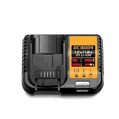 20 V/60 V 6,0 Ah Li-Ionen-Akku mit BDC112-Ladegerät – Kompatibel mit Dewalt DCB206/DCB205/DCB200-Werkzeugen – Hochleistungs-Ersatz for kabellose Rasenmäher, Bohrmaschinen und Outdoor-Geräte(Dewalt cha 20 V/60 V 6,0 Ah Li-Ionen-Akku mit BDC112-Ladegerät – Kompatibel mit Dewalt DCB206/DCB205/DCB200-Werkzeugen – Hochleistungs-Ersatz for kabellose Rasenmäher, Bohrmaschinen und Outdoor-Geräte(Dewalt cha von WFGJSK
