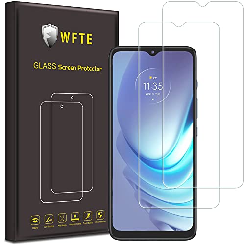 WFTE [2 Stück Compatible for Schutzfolie für Motorola Moto G50 5G/Moto E7i Power Panzerglas Schutzfolie 9H Härte, Anti-Kratzen, Anti-Öl, Anti-Bläschen Schutzfolie Displayschutzfolien von WFTE