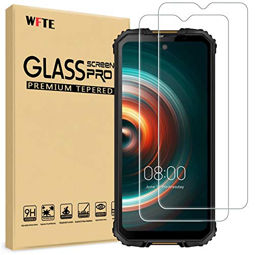 WFTE [2 Stück Panzerglas Schutzfolie für Oukitel WP10 9H Härte,Anti-Kratzen,Anti-Öl,Anti-Bläschen Schutzfolie Displayschutzfolien von WFTE