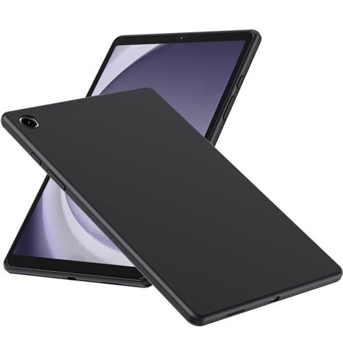 WFTE Hülle für Samsung Galaxy Tab A9 8.7 Handyhülle [Ultra Dünn] [Kratzfest] [Passgenau Dünn Matt] Premium TPU Silikon Case Schutzhülle Weiche Staubabweisend Hülle für Samsung Tab A9 8.7 2023- Schwarz von WFTE