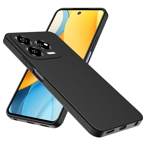 WFTE Hülle für ZTE Blade V70 Vita Handyhülle [Ultra Dünn] [Kratzfest] [Passgenau Dünn Matt] Premium TPU Silikon Case Schutzhülle Weiche Staubabweisend Hülle für ZTE Blade V70 Vita- Schwarz von WFTE