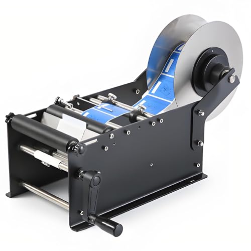 Handbetriebene Rundflaschen-Etikettiermaschine, Selbstklebender Etikettenapplikator mit Griff, 20-40 Stück/Minute, Passend für Etikettenbreiten von 10-100mm & Längen von 10-300mm, für Rundflaschen. Handbetriebene Rundflaschen-Etikettiermaschine, Selbstklebender Etikettenapplikator mit Griff, 20-40 Stück/Minute, Passend für Etikettenbreiten von 10-100mm & Längen von 10-300mm, für Rundflaschen. von WFUAHA