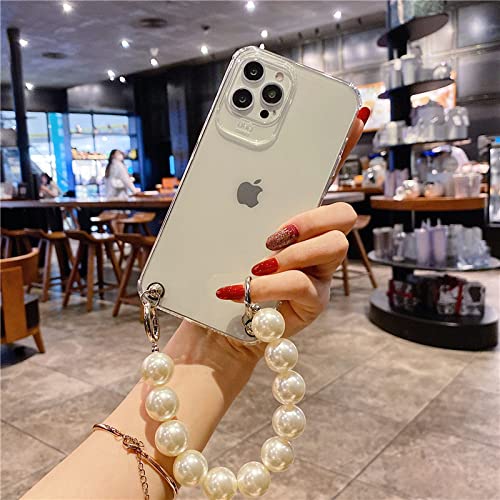 Cute Big Pearls Wrist Chain Soft Strap Phone Case für iPhone 12 Pro Max Min 11 Pro MAX 7 8 Plus 13 XR XS Max Armband, A, für iPhone 13 Cute Big Pearls Wrist Chain Soft Strap Phone Case für iPhone 12 Pro Max Min 11 Pro MAX 7 8 Plus 13 XR XS Max Armband, A, für iPhone 13 von WGOUT
