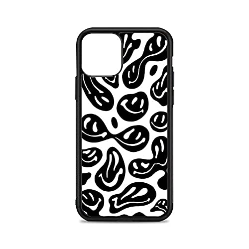 Schwarz-weißes Smiley-Gesicht Handyhülle für iPhone 12 Mini 11 pro 13 Max X XR 6 7 8 Plus SE20 weiche TPU-Silikonhülle,A1,Für iPhone 13Mini Schwarz-weißes Smiley-Gesicht Handyhülle für iPhone 12 Mini 11 pro 13 Max X XR 6 7 8 Plus SE20 weiche TPU-Silikonhülle,A1,Für iPhone 13Mini von WGOUT