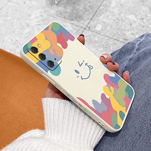 WGOUT Smiley Hülle für Samsung Galaxy S21, S20 FE, S10, Note 20, 10 Ultra Plus, A72, A52, A42, A32, A71, A51, A41, A31, A21S - Stoßfeste Handyhülle, Weiß, Für A51 4G WGOUT Smiley Hülle für Samsung Galaxy S21, S20 FE, S10, Note 20, 10 Ultra Plus, A72, A52, A42, A32, A71, A51, A41, A31, A21S - Stoßfeste Handyhülle, Weiß, Für A51 4G von WGOUT
