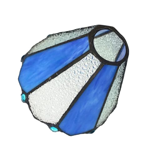 WHAMVOX 1Stück Dekorativer Glaslampenschirm für Fassung mit Blauen Diamantperlen für Hängelampe und Wandlampe Stilvolle Lichtschutzhülle für Wohnräume WHAMVOX 1Stück Dekorativer Glaslampenschirm für Fassung mit Blauen Diamantperlen für Hängelampe und Wandlampe Stilvolle Lichtschutzhülle für Wohnräume von WHAMVOX