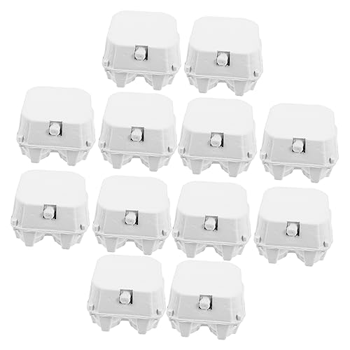 WHAMVOX 50 Stück Eierkarton Eierhalter Karton Ei-Bulk-Halter Wachteleier Kartons Eierhalter mit Deckel gefrierschrank mini Eierbox Großkarton für Eier Kühlschrank-Eier-Organizer Zellstoff WHAMVOX 50 Stück Eierkarton Eierhalter Karton Ei-Bulk-Halter Wachteleier Kartons Eierhalter mit Deckel gefrierschrank mini Eierbox Großkarton für Eier Kühlschrank-Eier-Organizer Zellstoff von WHAMVOX