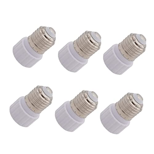 WHAMVOX 6Stücke Adapter Einfacher Einbau ohne Werkzeug Langlebiges Material für LED und Glühlampen für Heimbeleuchtung Weiß WHAMVOX 6Stücke Adapter Einfacher Einbau ohne Werkzeug Langlebiges Material für LED und Glühlampen für Heimbeleuchtung Weiß von WHAMVOX