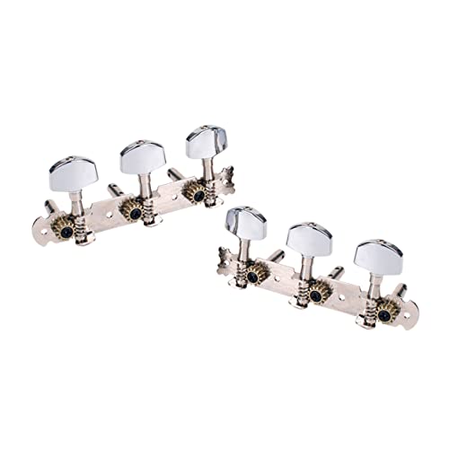 WHAMVOX Mini Square Head Stimmwirbel für Klassische Gitarre Hochwertige Mechaniken für Gitarren und Bass Langlebig und Robust Ersatz für Alte Stimmgeräte Gce Silber WHAMVOX Mini Square Head Stimmwirbel für Klassische Gitarre Hochwertige Mechaniken für Gitarren und Bass Langlebig und Robust Ersatz für Alte Stimmgeräte Gce Silber von WHAMVOX