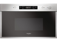 Whirlpool AMW 442/IX, Integriert, Grill-Mikrowelle, 22 l, 750 W, Drehregler, Berührung, Edelstahl von WHIRLPOOL