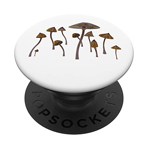 Cubensis Psilocybe Psychedelic Shrooms Pilze Nr. 5 PopSockets mit austauschbarem PopGrip von WHITE BEARD Art Gifts Clothes Accessories