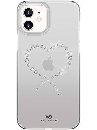 WHITE DIAMONDS - Hülle Eternity Crystal Case für Apple iPhone 12 Mini I Transparent, durchsichtig, Herz Kristalle (Crystal) von WHITE DIAMONDS