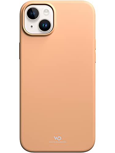 WHITE DIAMONDS - Hülle Urban Case Silikonhülle Passend für Apple iPhone 14 Plus I Handyhülle, Silikon, Dünn, rutschfest (Orange) von WHITE DIAMONDS
