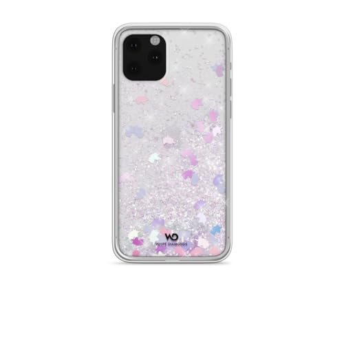 WHITE DIAMONDS - Sparkle Case Hülle für Apple iPhone 11 Pro | Halb-Durchsichtige Handyhülle, Glitzer Hülle, Treibsand Glitter, Flüssig Treibsand (Unicorns) von WHITE DIAMONDS