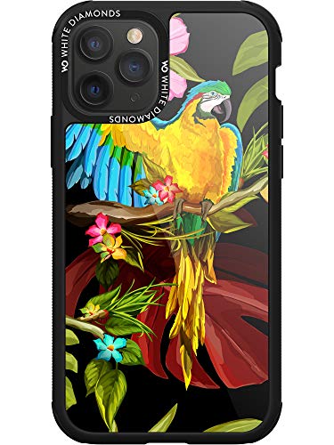 WHITE DIAMONDS Hama Schutzhülle Jungle (für Apple iPhone 11 Pro, ideale Schutzhülle, leicht, aus Kunststoff) Papagei von WHITE DIAMONDS