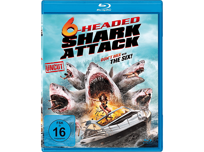 6-Headed Shark Attack - Don't mix with the Six! Blu-ray von WHITE PEAR